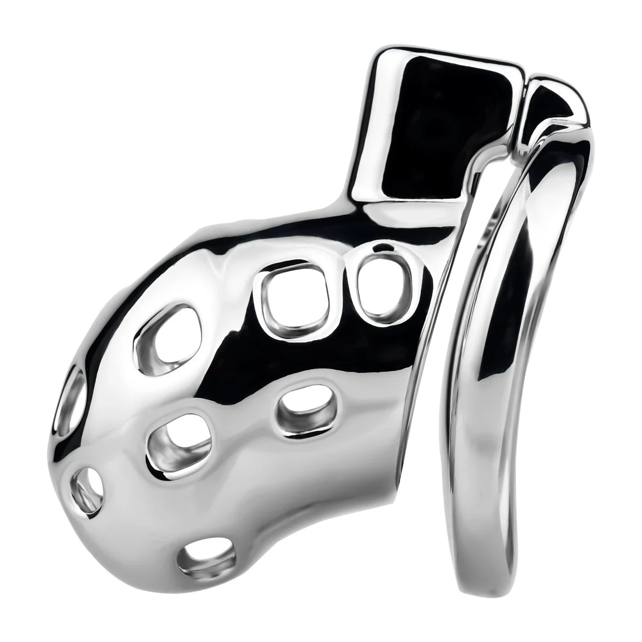 Male Metal Chastity Device Effective Penis Restraint for Easy Wear Available in Three Sizes Male Product