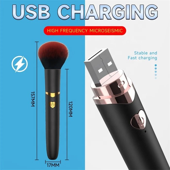 Women's New Design 7 Frequency Makeup Pen Vibrator Stimulating Sex Toys