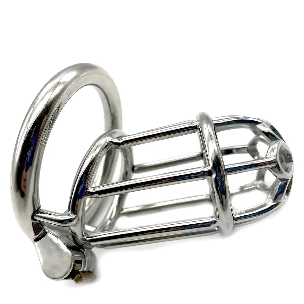 Sex Shop 8.7cm Male Chastity Cage Juguetes Sexuales Erotic Toys Sex Adult Steel Chastity for Male Chastity Device