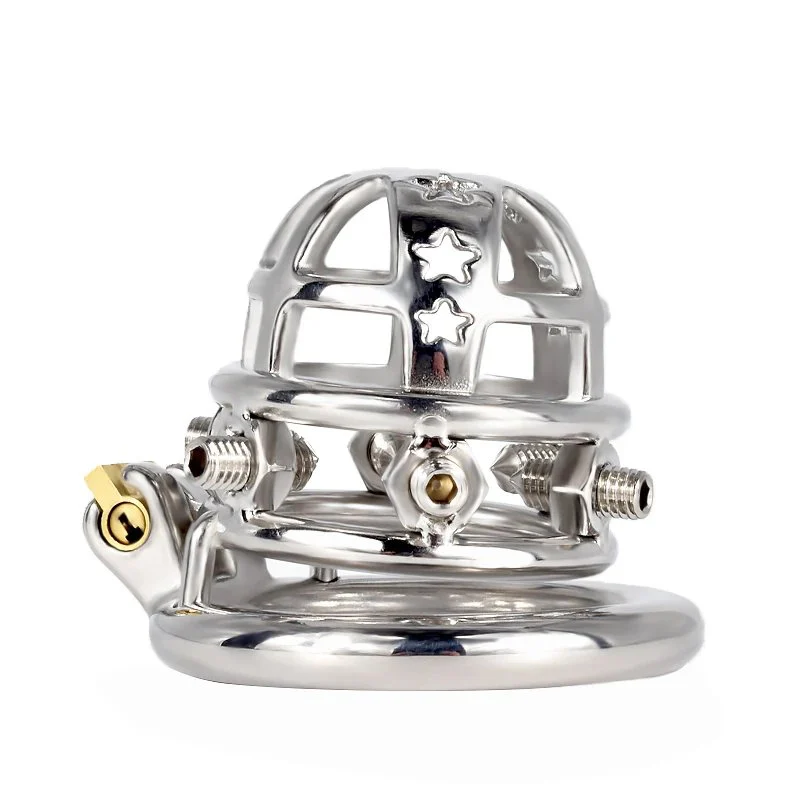 Cock Cage Metal House Chastity Devices Domination Couple Fetish Male Chastity Strict Cock Cage Harness