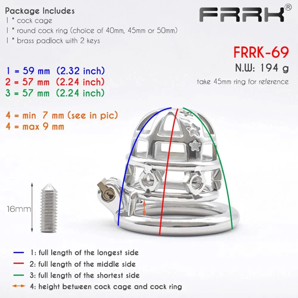 Serrated Cock Cage Erect Denial Ring Male Chastity Device Other Sex Toys
