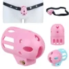 Chastity Cage Designs Without Ring Around Balls,chastity Cage for Men,chastity Cage for Pets,sissy Cock Cage for Female
