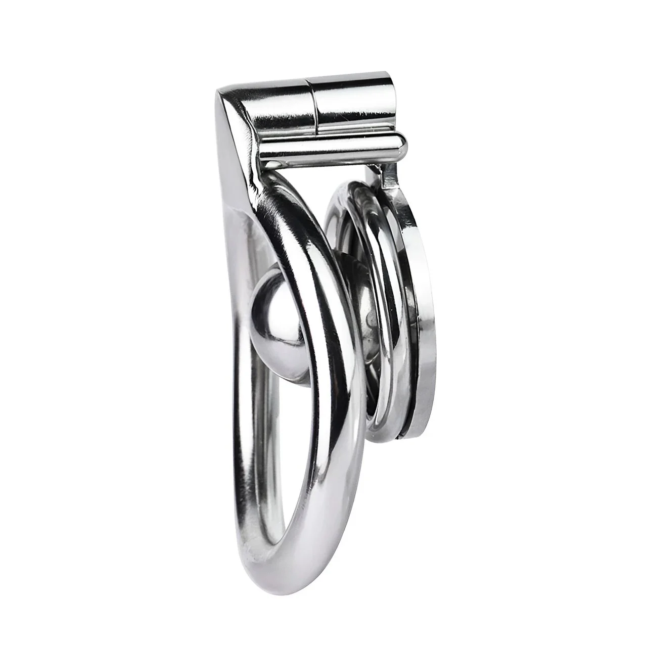 Cock Cage Male Toy Chastity Cage Lock Chastity Devices Male Invisible Stainless Steel Chastity Belt Device Flat Cage