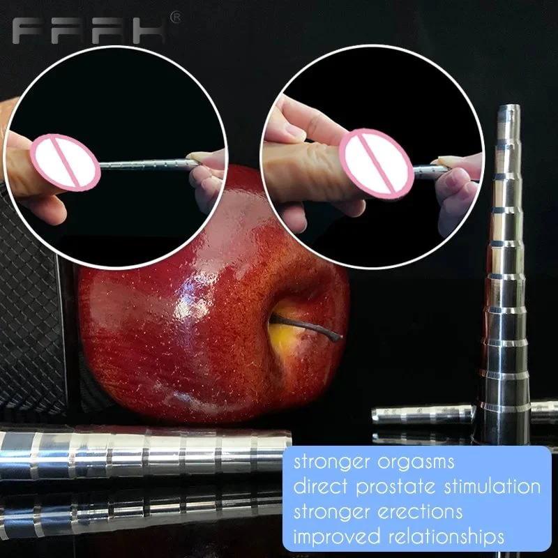 Metal Penis Plug Urethral Sounding for Male Masturbation Steel Stick Prostate Stimulation Bladder Massage Rod