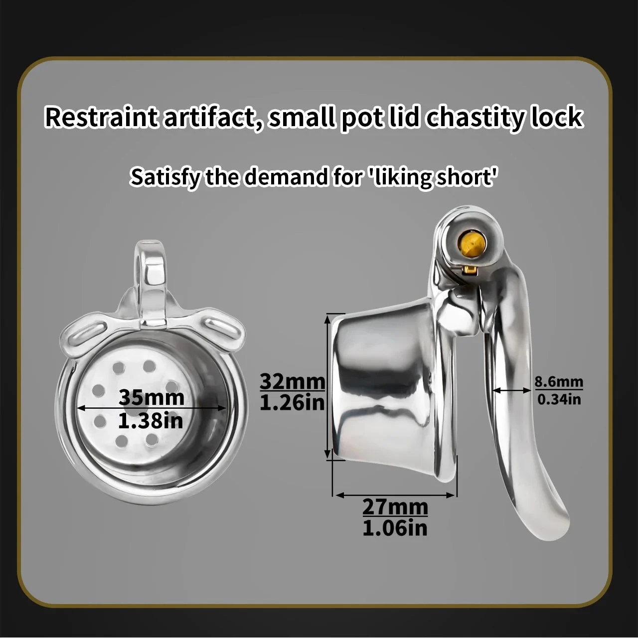 Full Cover Stainless Steel Male Chastity Cage Device Anti Pull Out Ultra Small Cock Cage Sissy Chastity Cage