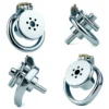 Flat Chastity Lock Stimulate Male Chastity Cage Massager Detachable Device Sex Toy for Men Sexy Product