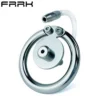 Penis Ring Design with Catheter Skeleton Chastity Device Metal Stainless Steel Bondage Chastity Cage Male BDSM Sex Toys