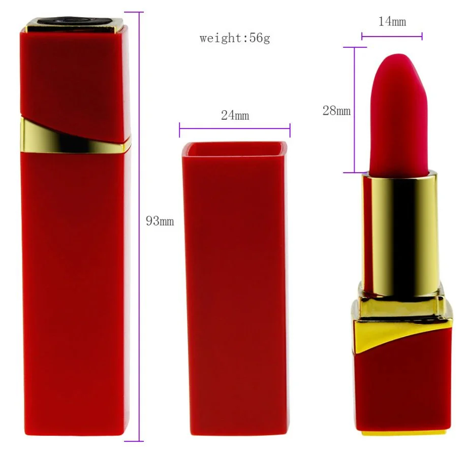 Sex Toys 10 Speed USB Waterproof Silicone Bullet Lipstick Vibrator for Women