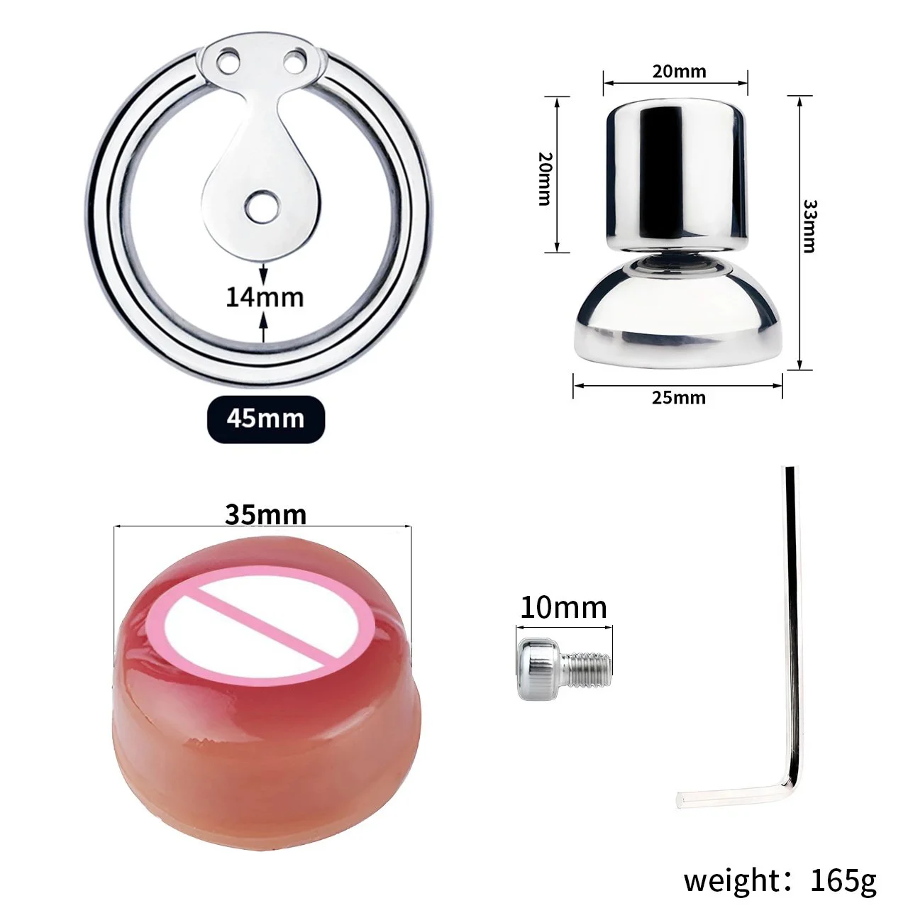 Pussy Shape Chastity Cage Sissy I Chastity Cage CBT Game Stainless Steel Man Cock Cage Prevent Masturbation