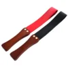 Adult Sex Game Bondage Sexy Whip Leather Paddle Spanking with Wooden Handle