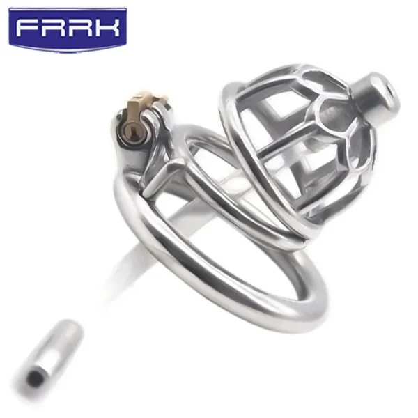 Total High 52mm 304 Stainless Steel Chastity Belt Cock Cage Sex Toys SM Male Chastity Device Cage Chastity