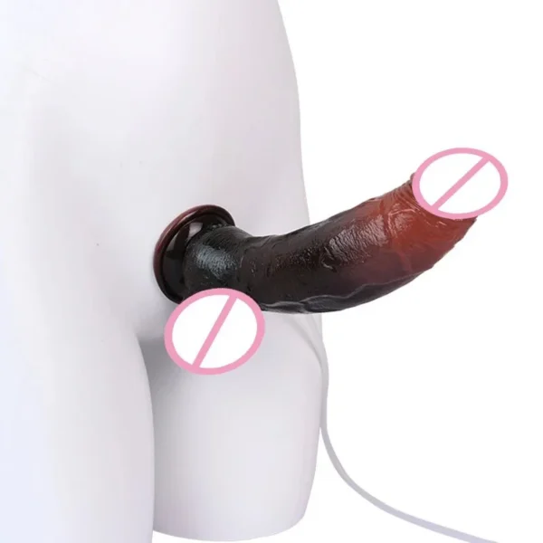 Realistic Long Squirting Dildo With Suction Cup Skin Touch Ejaculation Penis Anal Sex Toys for Women Masturbators