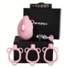 Simulated Vaginal Chastity Lock Device Penis Cage With Anal Plug Pussy Transvestite Male Chastity Cage BDSM Sex Toys
