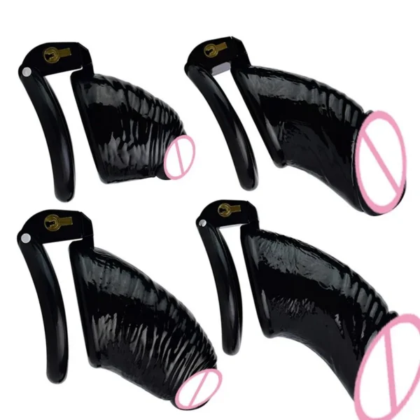 Male Chastity Cage Sex Toys Discreet Sissy Fem Boy Chastity Cage Device Penis Rings Man 4 Size Chastity Cage Penis Shape