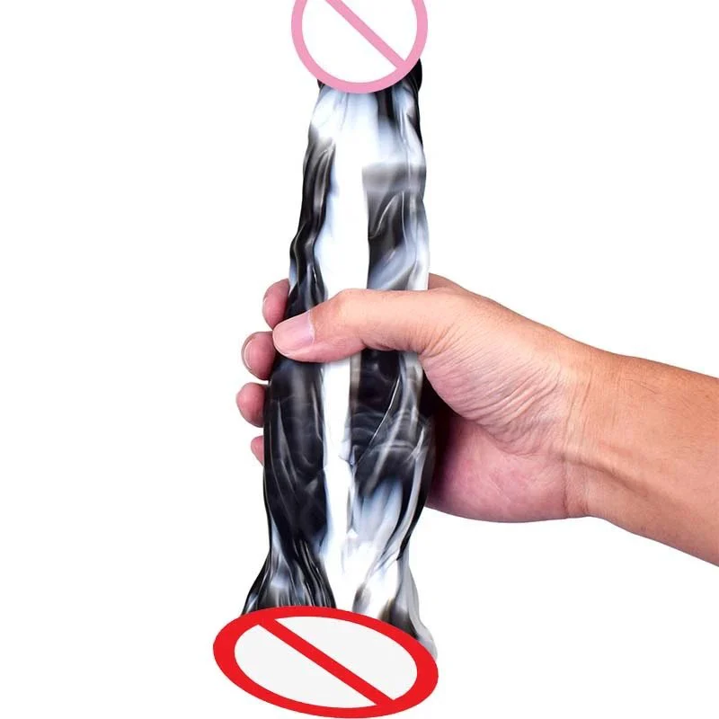 Realistic Dildo Huge Penis Sucker Adult Anal Sex Sexo Shop Artificial Penis Anal Plug Huge Strap Dildo for Gay