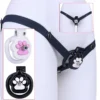 Male Resin Chastity Lock with Wearable Tube a Chastity Toy Suitable for Enthusiasts Available in Multiple Sizes