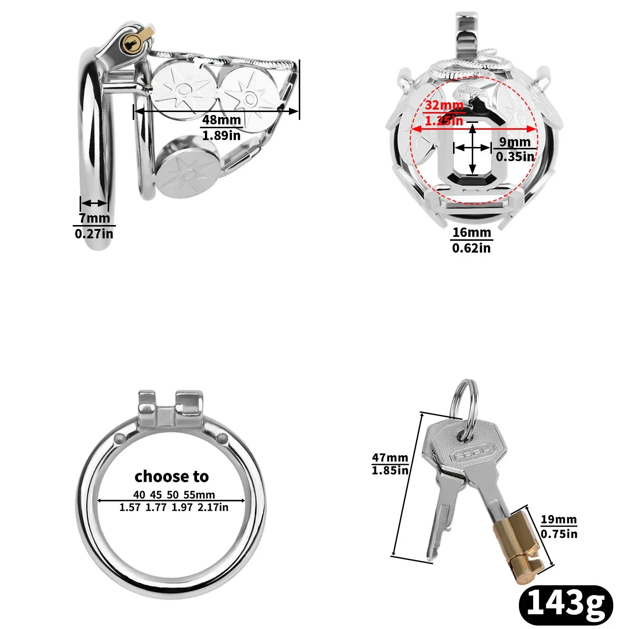 Mamba Metal Chastity Cage Devices Penis Lock Penis Cage Cock Rings Men Cock Cage Device Chastity Belt Sex Toys for Men