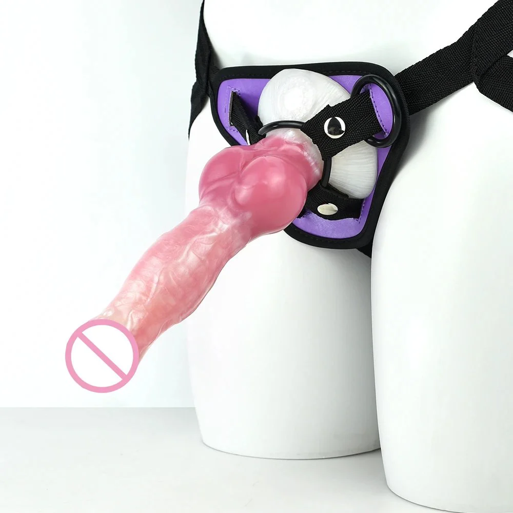 Adult Sex Toy Medical Grade Liquid Silicone G Spot Artificial Penis Female Masturbation Device Wearing Dildo for Men or Women