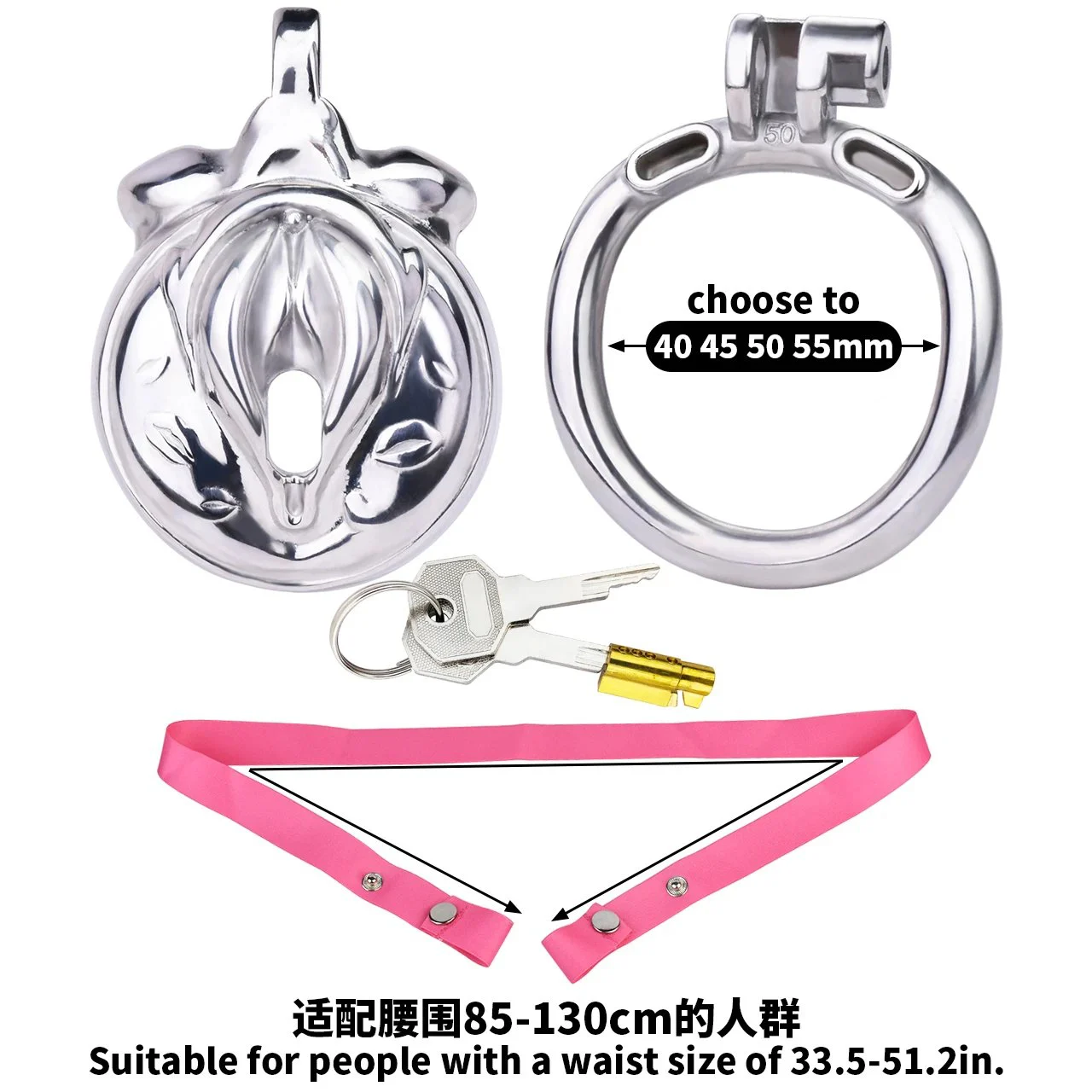 Sissy Cock Cage for Men with Strap on Belt Intimate Goods
