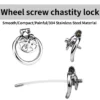 Small Spiked Chastity Cage Device,sissy Chastity Cage ,BDSM Cock Cage for Men,chastity Cage for Men Flat Catheter