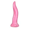 Imitated Human pink Tongue Nip Head Vagina G-spot Anal Dildo Silicone Rubber Penis for Women Masturbators