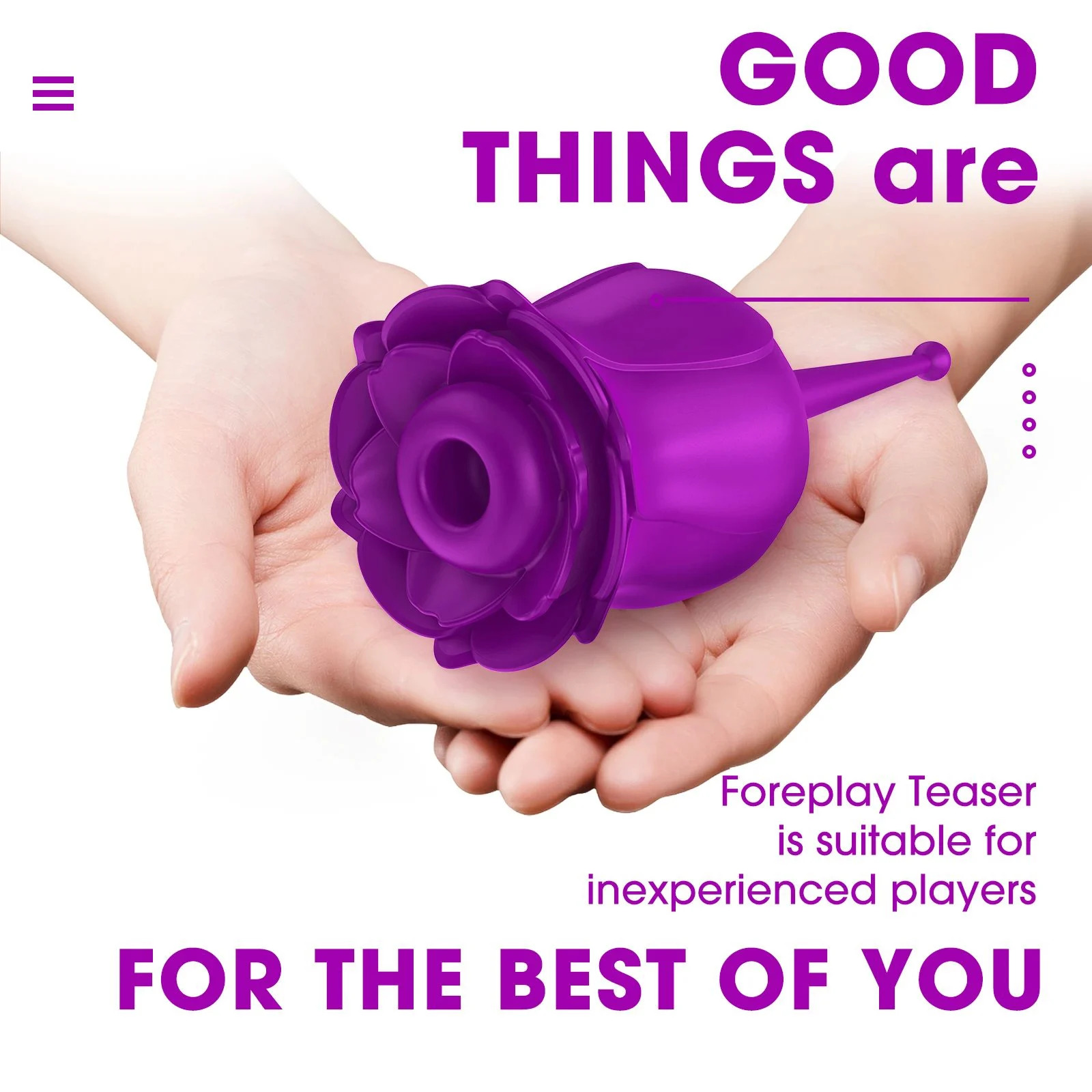 Rose Sucker Vibration Teasing Jumping Egg Female Masturbator Sex Toys Adult Products