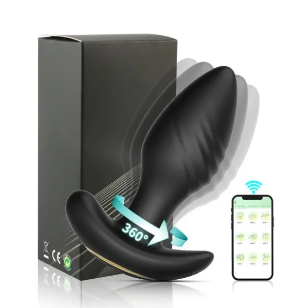 Rotating & Vibrating Prostate Massager for Men and Women Multi-Frequency Anal Sex Toys