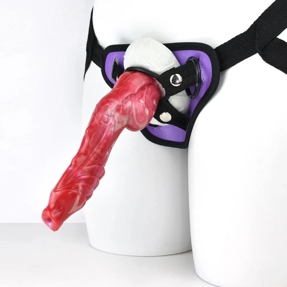 Large Monster Wolf Strap Chastity Belt New 7.87 Inch Wear a Penis Big for Men