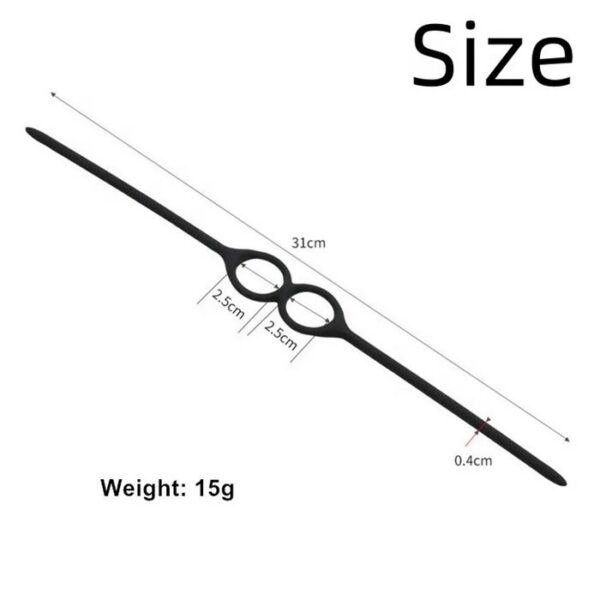 Adjustable Silicone Lasso Cock Ring for Men Delay Ring Locking Scrotum Male Sex Toys