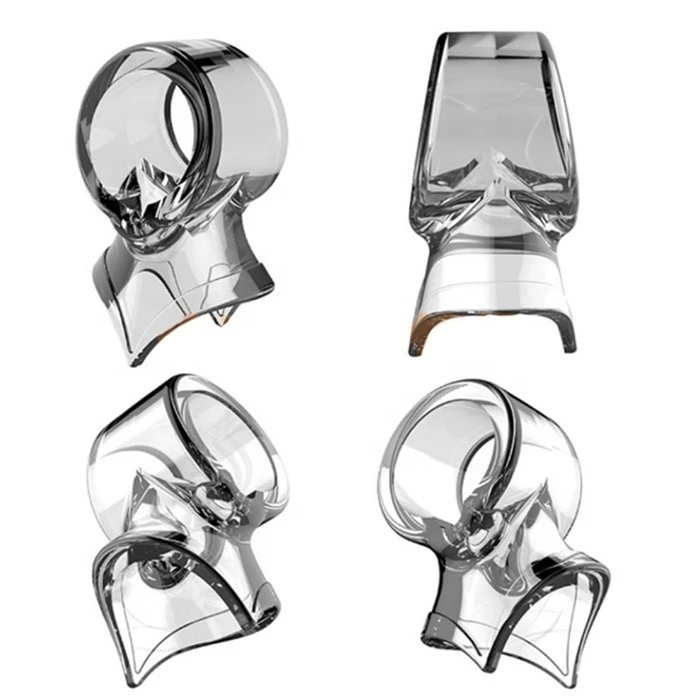 3 in 1 Men's Soft Penis Ring Cock Ring with Delay Ejaculation Feature Silicone & TPE Sex Toys Penis Enlarger