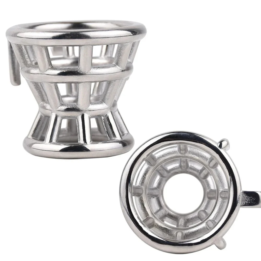 Metal Chastity Cage for Men Stainless Steel Small Male Cock Cages Stealth Lock Device Adults Toys
