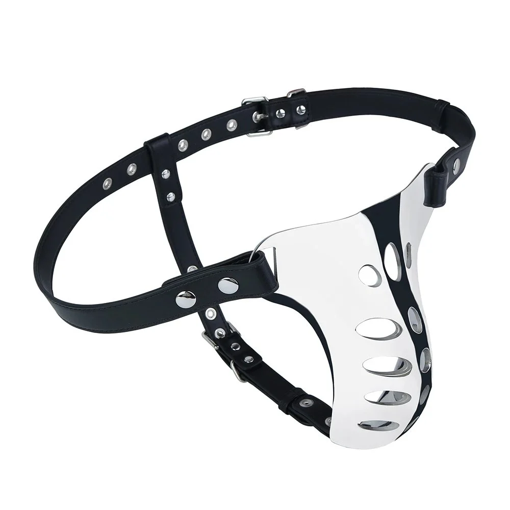 304 Stainless Steel Male Wearable Chastity Cages Hole Breathable Metal Underwear BDSM Cosplay Cock Cage Device Sex Toys Men