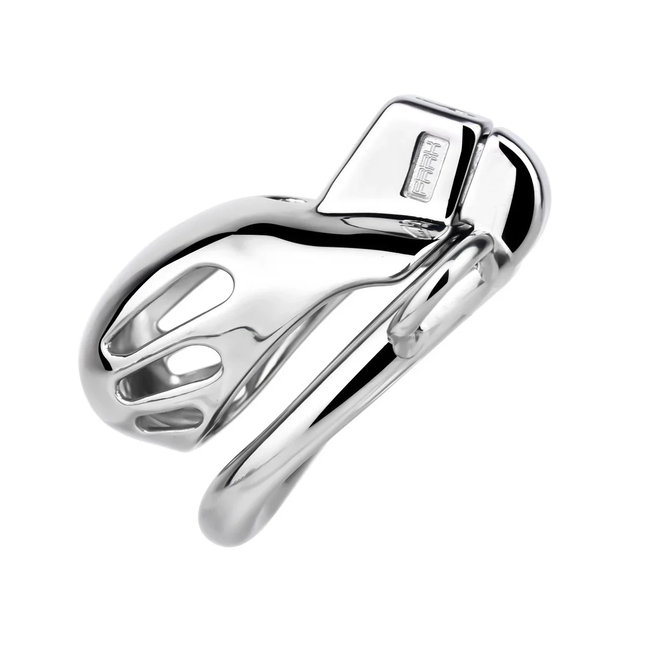 New Year's Gift Pack 304 Stainless Steel Cobra Chastity Device with Strap on and Butt Plug Skin- Friendly Cock Cage