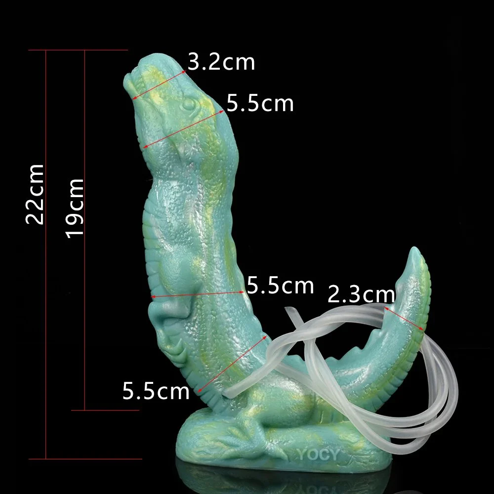 Launch Dinosaur Shaped Dildo Anal Plug Soft Fun Adult Toys for Men Women