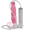 Realistic Horse Dildo Ejaculation Dildo for Women Animal Penis Squirting Sex Toy Jello Color Flexible Sex Tool