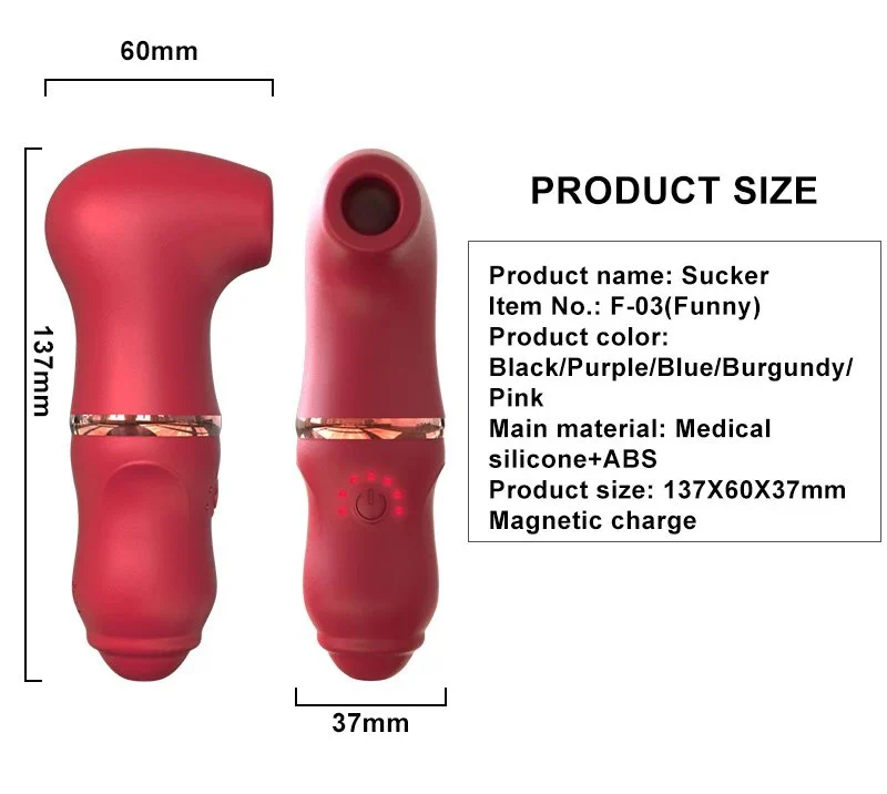 Silicone Nipple Sucking Vibrator Breast Massager Woman Sex Toy for Adults Clitoral Sucking Vibrator