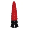 9.25 Long Huge Realistic Dildo Strapon Penis Women Anal Toys Red and Black Strap on Ribbed Sex Male Dildo for Women