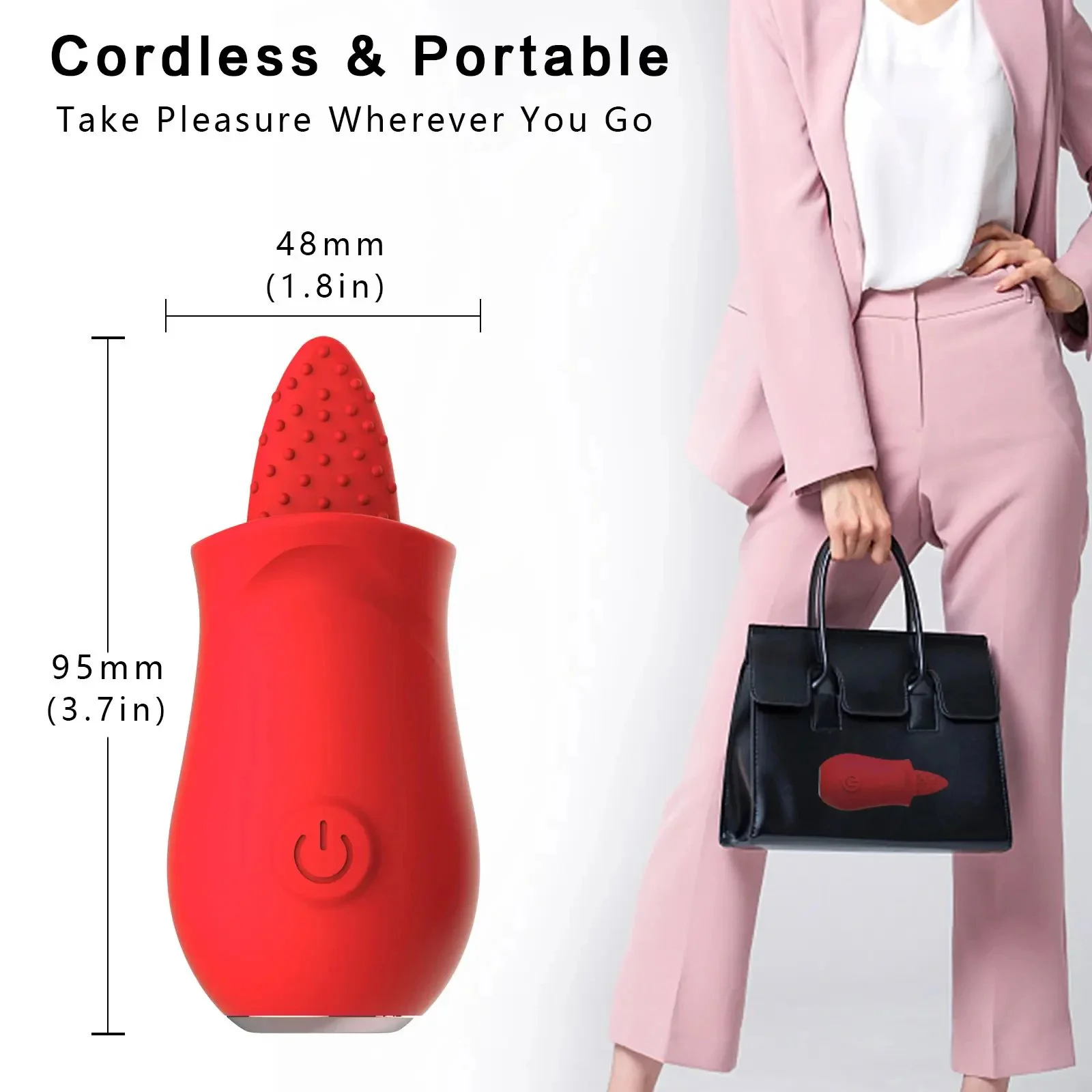 Rose Shape Clitoral Sucking Vibrator Intimate Nipple Licking Stimulation Powerful Sex Toys