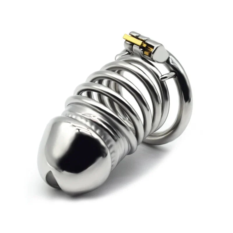 New Design FRRK-55 Male Chastity Device 304 Stainless Steel Cock Cage for Male Gay for Men Lock Cock Rings