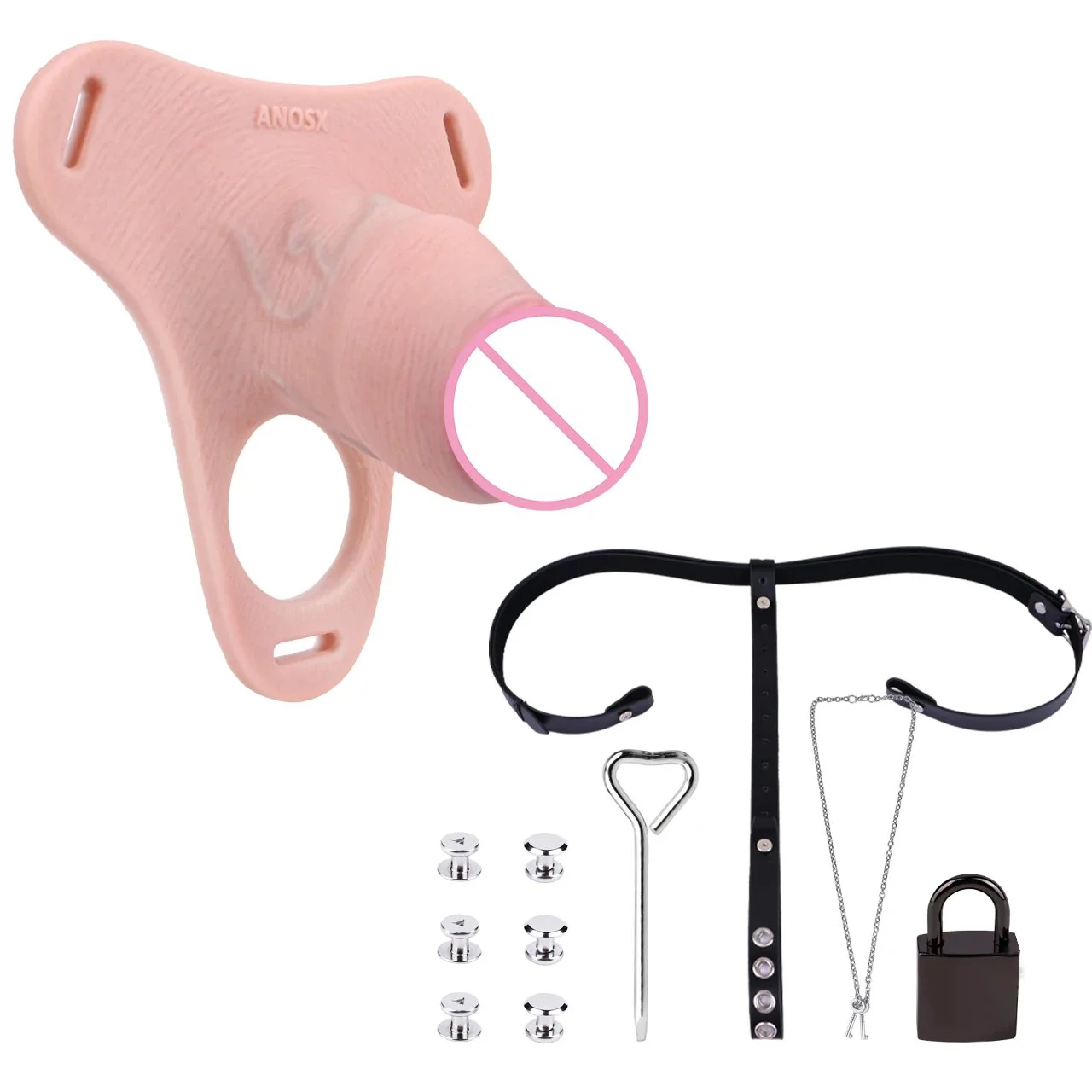 Simulation Male Penis Chastity Pants New Listing Safe Silicone Material Male Chastity Cage Penis Lock Opening Design
