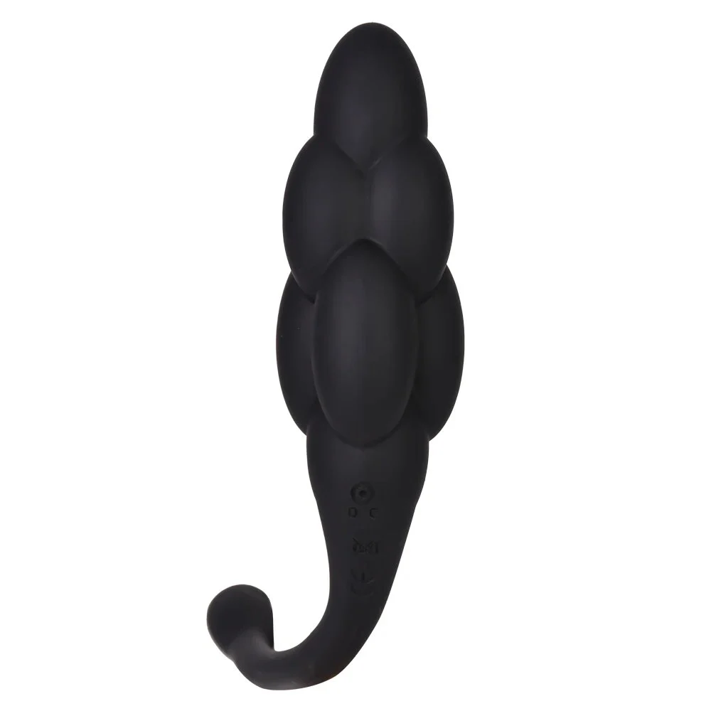 Liquid Silicone Little Tail Vibrator Anal Plug Female Vaginal Stimulation G Point Massage Sex Toy for Woman