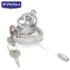 Total High 49mm 304 Stainless Steel Cage With Stealth Lock Ring Lock Bondage Bird Lock Chastity Cage