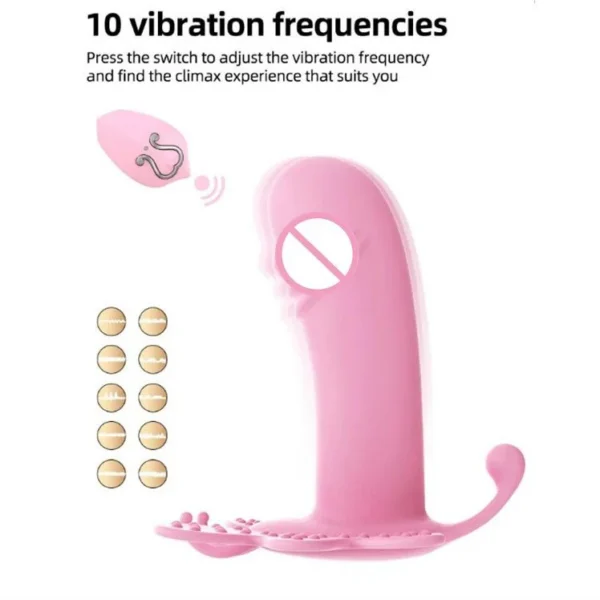 Rechargeable 10 Speed Wireless Remote Control Sex Toys Dildo Vibrator for Woman Butterfly Panty Vibrator