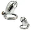 Total High 70mm 304 Stainless Steel Male Chastity Cage for Men Stainless Steel Sex Toys Bondage Sex Play for Couple