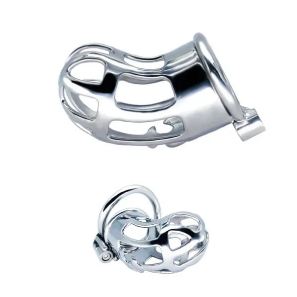 Total High 90mm 304 Stainless Steel Chastity Belt Bondage Homemade Male Chastity for Male
