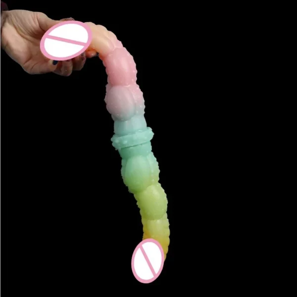 Silicone Cock Anal Plug Dildo for Men Women Gay Masturbators Double Heads Penis