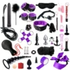 Adult Toys Sexual Products 35PCS Jewel Anal Plug Kit Tool Restraint Bondage Set With Sex Toys