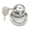 Metal Male Chastity Cage Penis Restraint with Keyholder Sex Toys Male Chastity Device Chastity Cock Cage for Man Masturbator