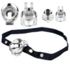Penis Head Steel Male Chastity Cage With Chest Bondage Harness Strap Belt Restraint Games Adult Sex Toys for Men