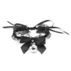 Bell Neck Sleeve Elastic Silver Bell Neck Adult Accessories Women's Neck Sleeve Black Lace Toy Sex Toys for Women